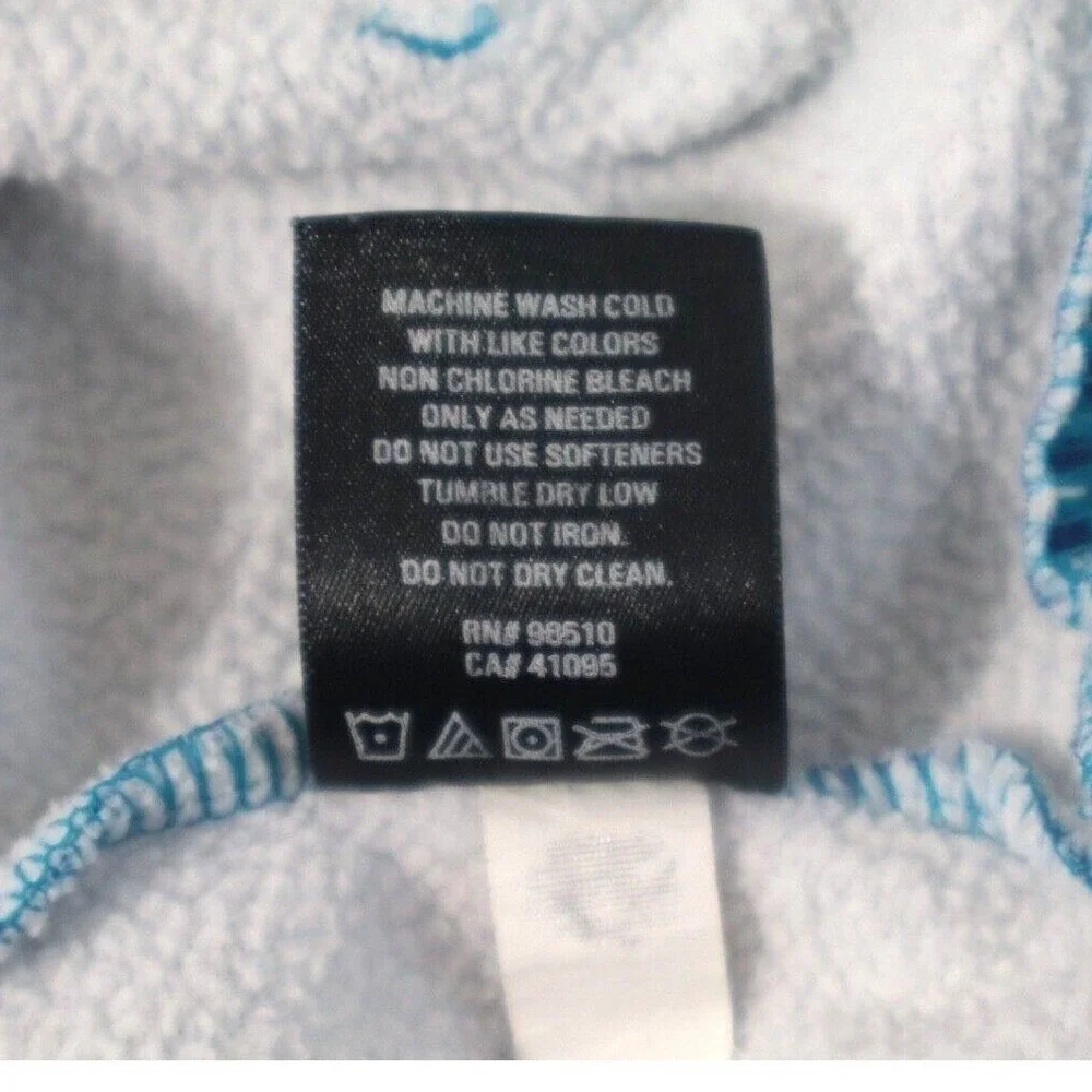 UNDER ARMOUR Youth Sz L Loose Sweatshirt Outdoor‎ Sports Geometric Blue Hoodie